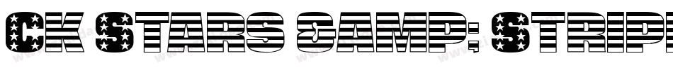 Ck Stars & Stripes字体转换